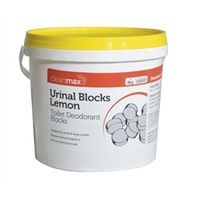 4kg Cleanmax Urinal Blocks Lemon Bucket