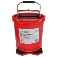 CLEANMAX CONTRACTOR 16L MOP WRINGER BUCKET [Colour: Red]