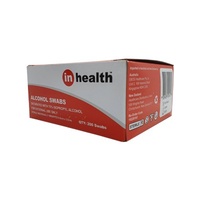 inhealth™ Alcohol Swabs 70% ISO - Box/200