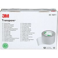 3M Transpore Surgical Tape 25mm x 9.1m Box/12