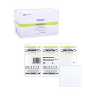 Sterile Gauze Swab, Highly Absorbent White 8ply 7.5x7.5cm (3/pk) - Bx/50 GSR2323
